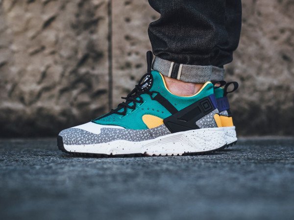 Nike Air Huarache Utility PRM Safari Emerald Green pas cher (1)