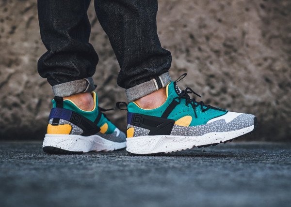 Nike Air Huarache Utility PRM Safari Emerald Green pas cher (2)