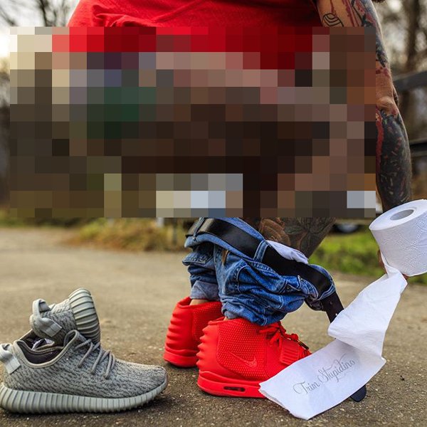 Nike Air Yeezy 2 Red October vs Adidas Yeezy 350