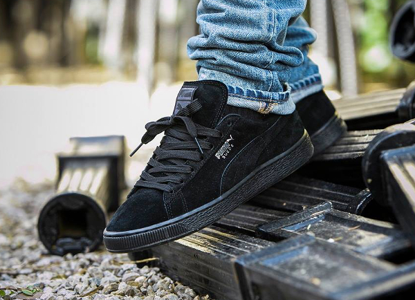 puma suede black shadow