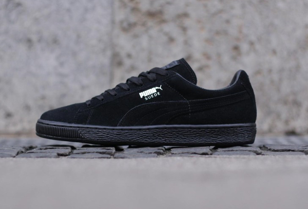 puma suede black dark shadow