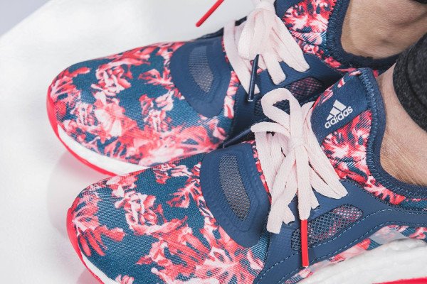 Adidas Pure Boost X Floral Blue Pink pas cher (7)