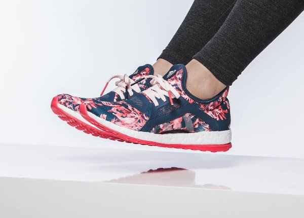 Adidas Pure Boost X Floral Blue Pink pas cher (8)
