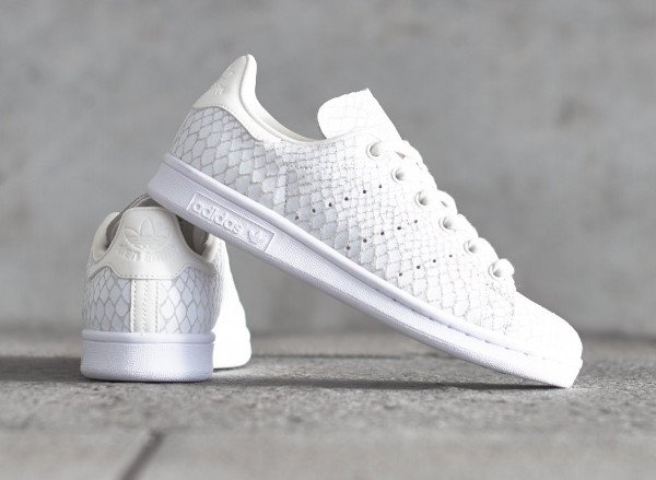 Stan smith snake white hotsell