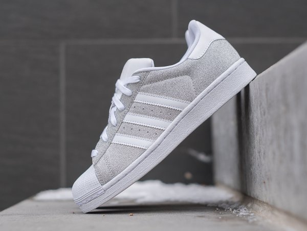 adidas superstar paillette argenté