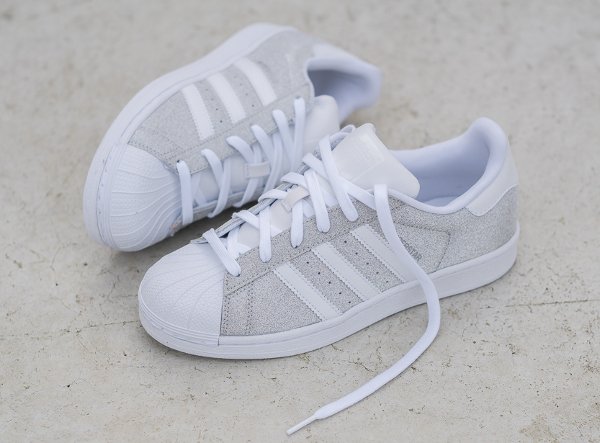 adidas superstar femme argenté pailleté