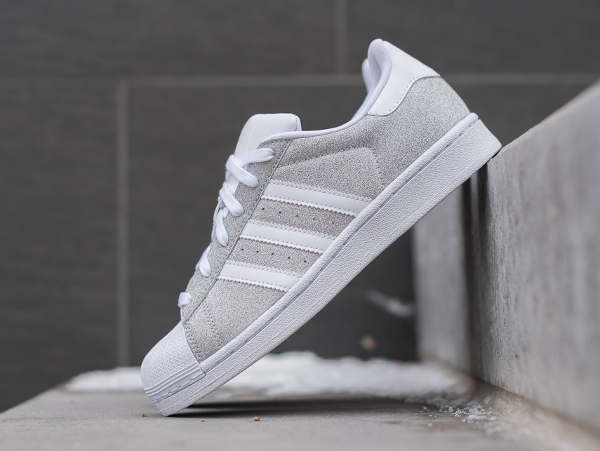 adidas superstar paillette argente
