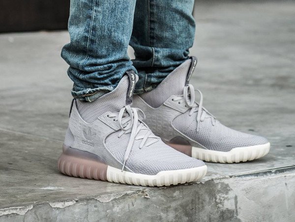 Adidas Tubular X Primeknit Clear Granite pas cher (1)