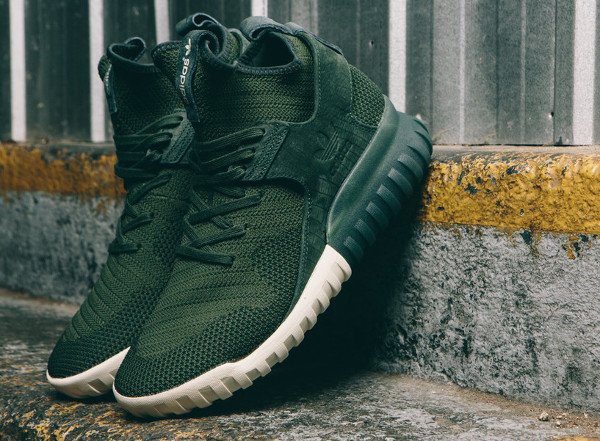 Adidas Tubular X Primeknit Shadow Green (1)