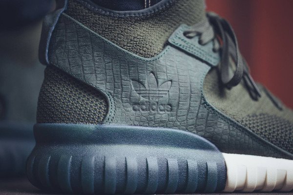 Adidas Tubular X Primeknit Shadow Green pas cher (3)