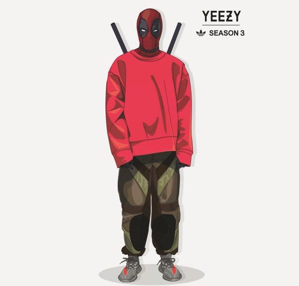 Adidas Yeezy 350 x Deadpool (1)