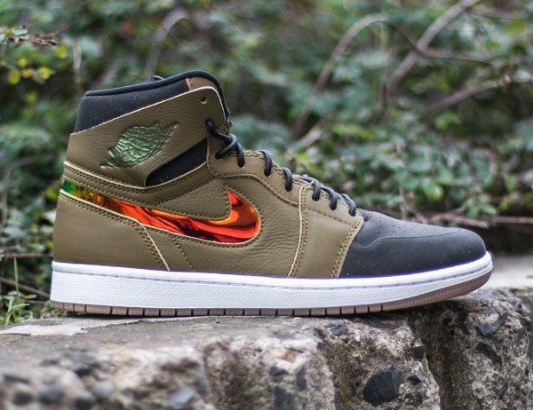 Air Jordan 1 Retro High Nouveau Militant Green (7)