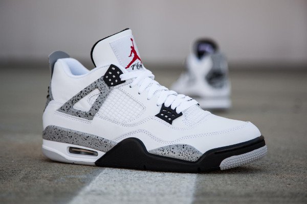 Air Jordan 4 Retro Cement Nike Air 2016 pas cher (1)