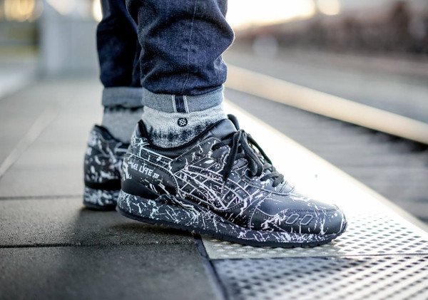 Asics Gel Lyte 3 Marble Black pas cher (2)