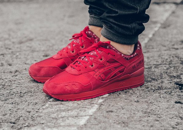 asics gel lyte 3 rouge pas cher