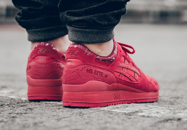 Asics gel lyte 3 rouge pas store cher