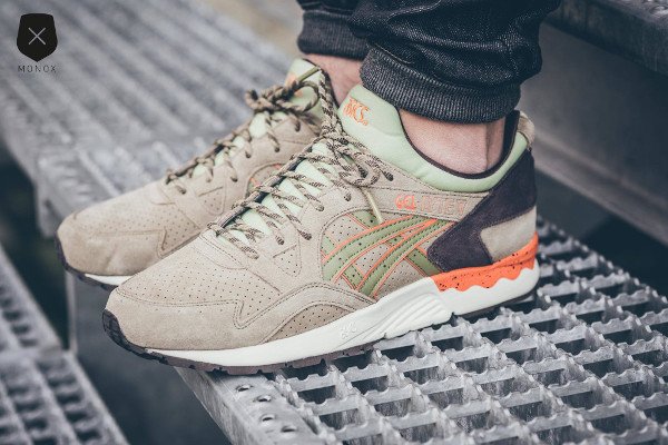 Asics Gel Lyte V Scorpion Light Olive pas cher (2)