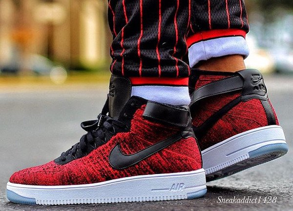 Nike Air Force 1 Ultra Flyknit University Red - @sneakaddict1428