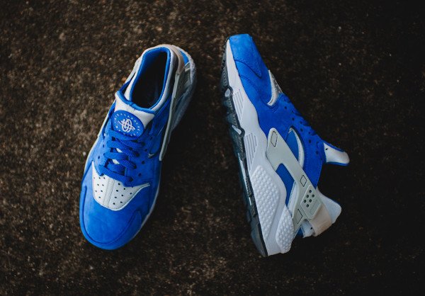 Nike Air Huarache Run PRM Varsity Royal Wolf Grey (7)