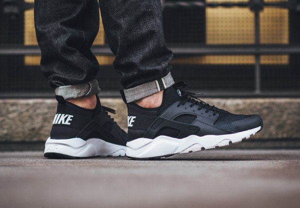 Nike Air Huarache Run Ultra Black White (2)