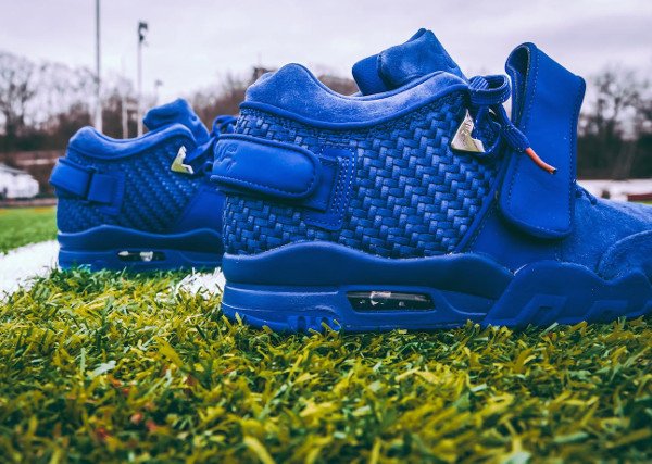 Nike Air Trainer Victor Cruz bleue Rush Blue Gym Red (7)