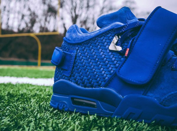 Nike Air Trainer Victor Cruz bleue Rush Blue Gym Red (8)