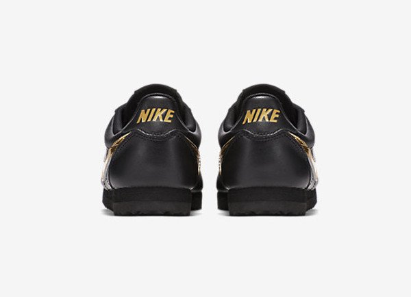 Nike Cortez QS Black Metallic Gold (2)