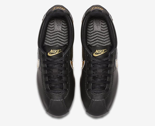 Nike Cortez QS Black Metallic Gold (5)