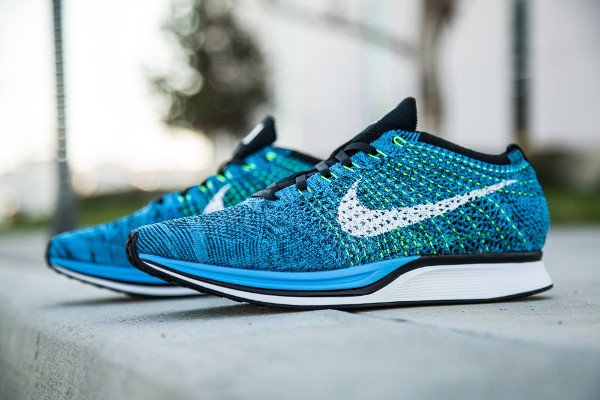 nike flyknit racer blue cactus