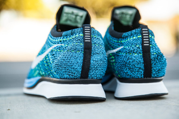 nike flyknit racer blue cactus