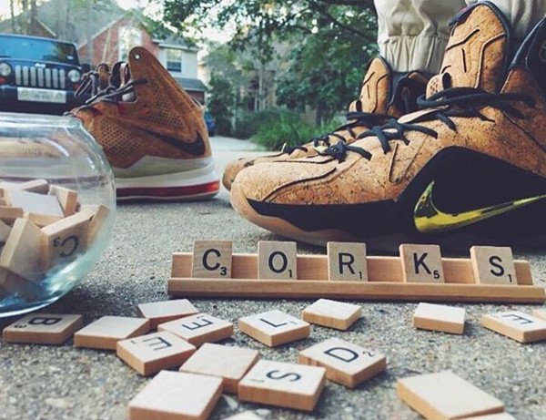 Nike Lebron 12 Cork x scrabble