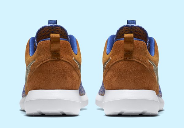 Nike Roshe NM Flyknit Premium Game Royal Metallic Gold GrainTawny (2)