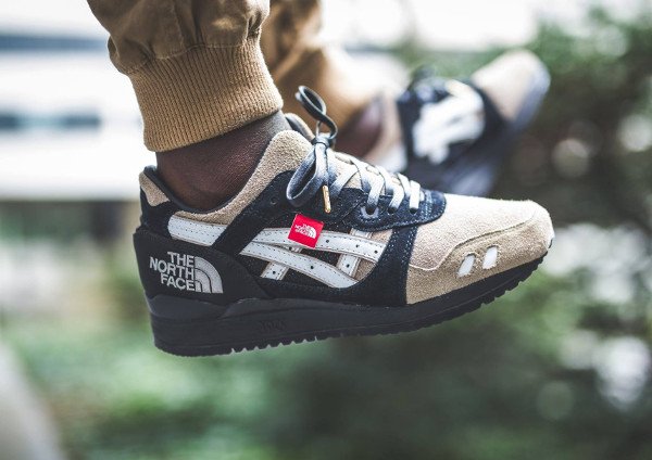 asics gel lyte x the north face