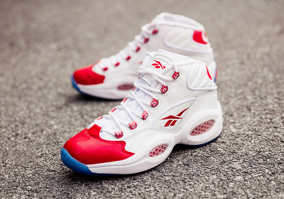 reebok question pearlized red