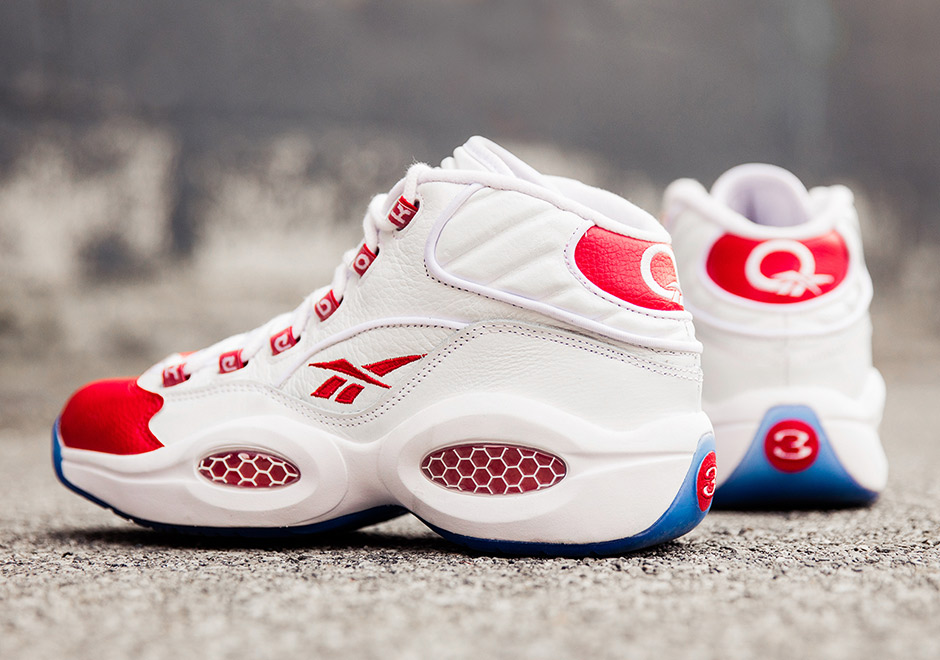 reebok question mid pearlized red