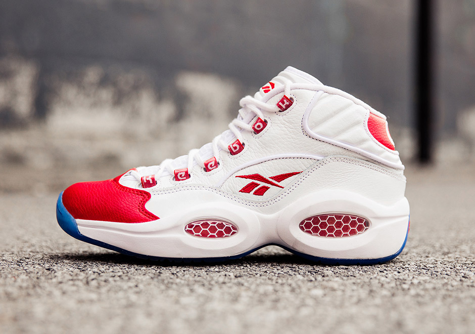 reebok question red suede toe