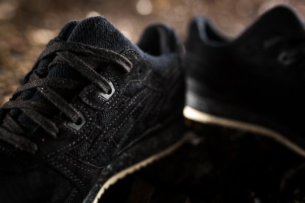 Reigning Champ x Asics Gel-Lyte 3 Black pas cher (3)