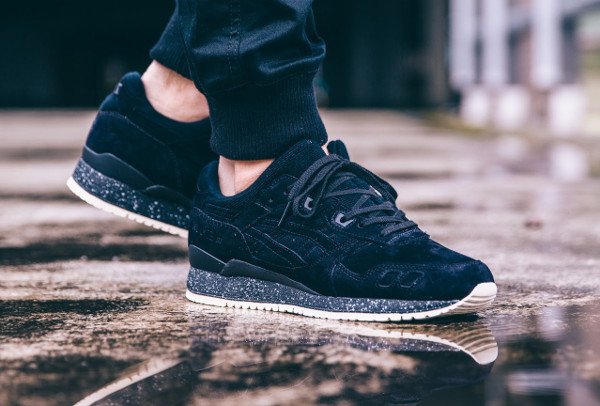 Reigning Champ x Asics Gel-Lyte 3 Black pas cher (4)