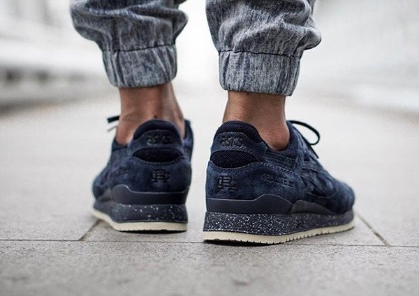 Reigning Champ x Asics Gel-Lyte 3 Navy pas cher (3)