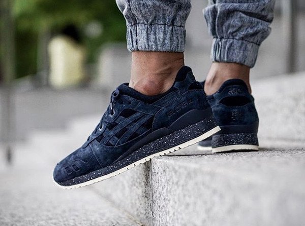 Reigning Champ x Asics Gel-Lyte 3 Navy pas cher (5)