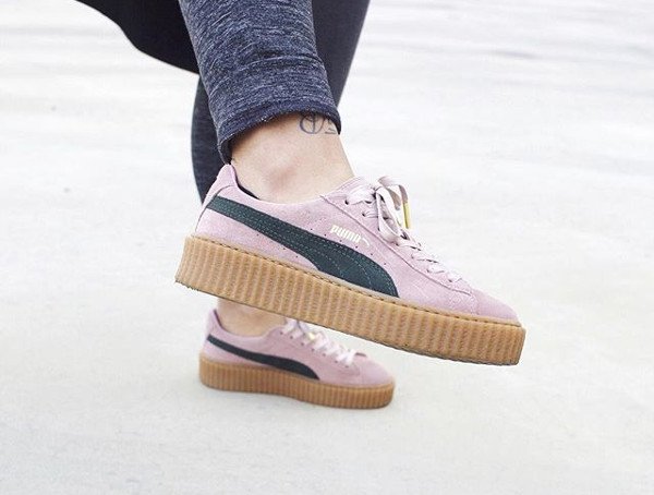 Rihanna x Puma Suede Creeper Pink Gum - @ninpoi