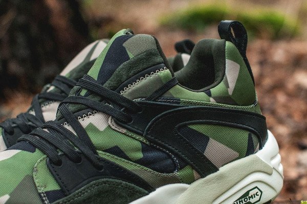 Sneakersnstuff x Puma Mapm T-shirt med logo i sort Camo (3)