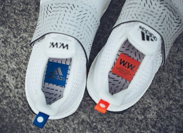 Wood Wood x Adidas Ultra Boost Slip On Vintage White (3)