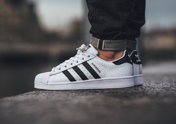 acheter Adidas Superstar Animal White Black Gold pas cher (1)