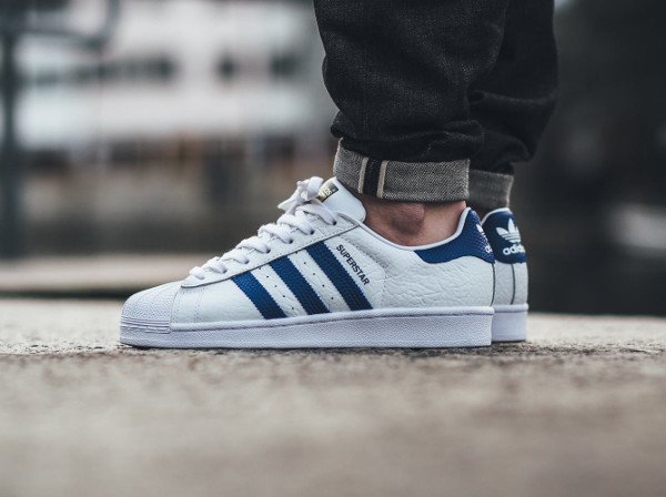 acheter Adidas Superstar Animal White Royal Gold pas cher (3)