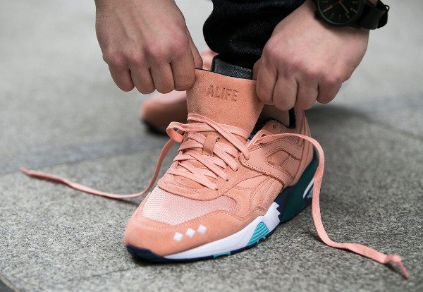 acheter Alife x Puma YOUTH R698 Peach Bud pas cher (2)