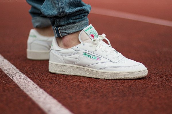 reebok club c 85 vintage green femme