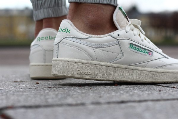 acheter Reebok Club C 85 Vintage OG White Green 2016 pas cher (5)