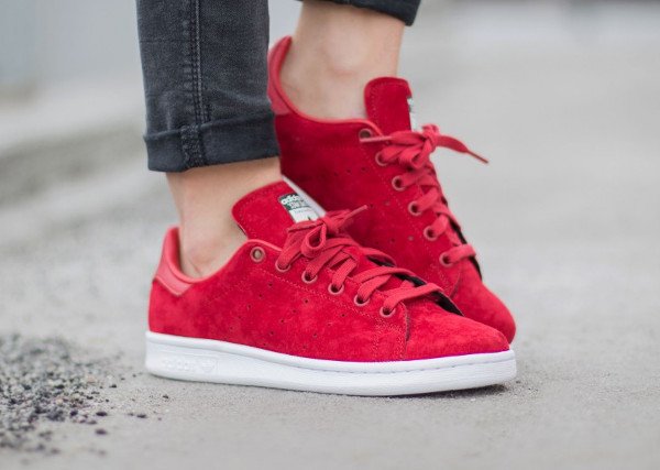 acheter Rita Ora x Adidas Stan Smith Suede Power Red Geisha Kimono pas cher