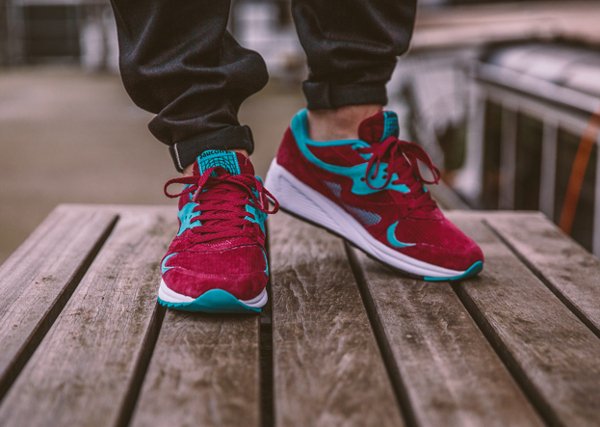 acheter Saucony Grid 8000 Premium Jersey Merlot pas cher (3)